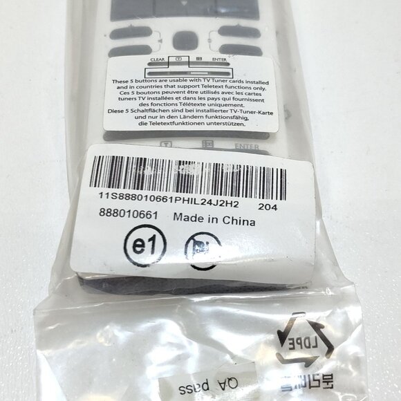 Lenovo Philips 888010661 Win7 Remote Control A720 43 Buttons NEW in Package - Picture 4 of 4